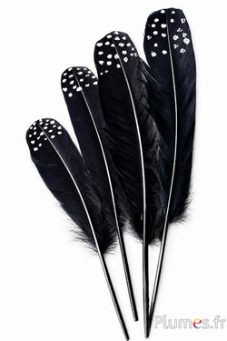 Cigno con lustrini - 25-30 cm - nero